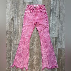 KanCan Pink Flared Jeans